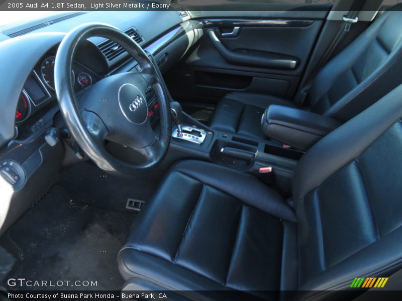 Light Silver Metallic / Ebony 2005 Audi A4 1.8T Sedan