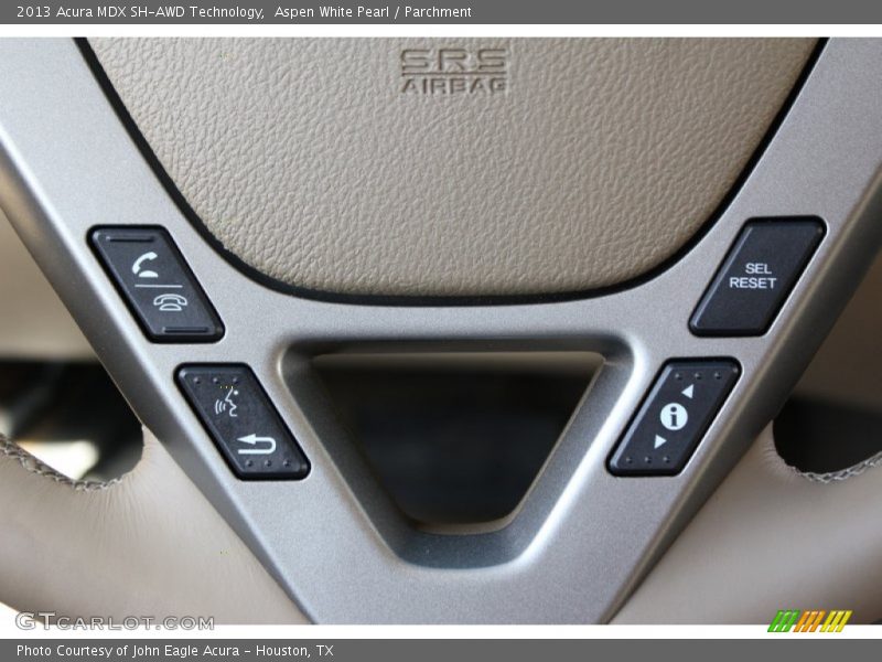 Aspen White Pearl / Parchment 2013 Acura MDX SH-AWD Technology