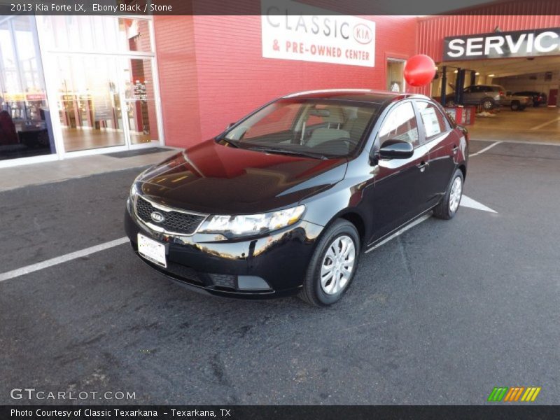 Ebony Black / Stone 2013 Kia Forte LX