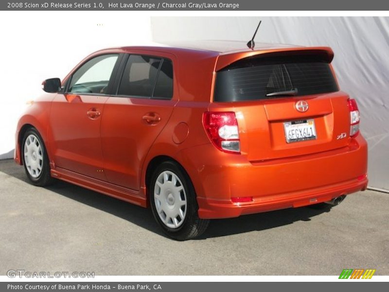 Hot Lava Orange / Charcoal Gray/Lava Orange 2008 Scion xD Release Series 1.0