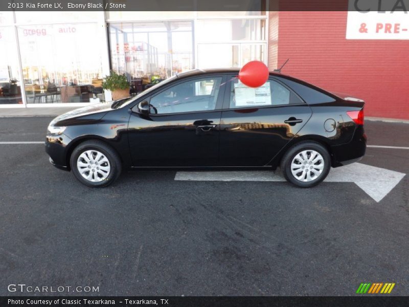 Ebony Black / Stone 2013 Kia Forte LX