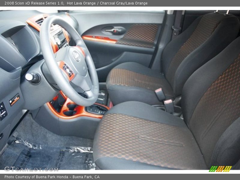  2008 xD Release Series 1.0 Charcoal Gray/Lava Orange Interior