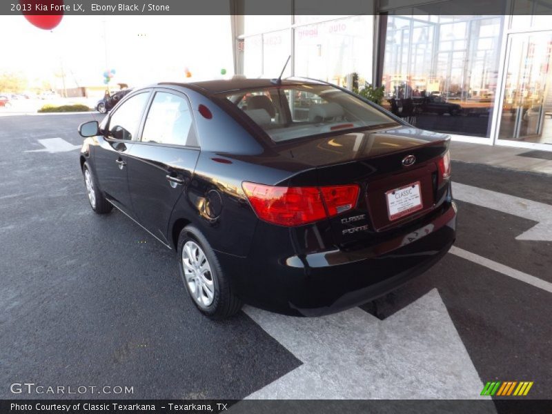 Ebony Black / Stone 2013 Kia Forte LX