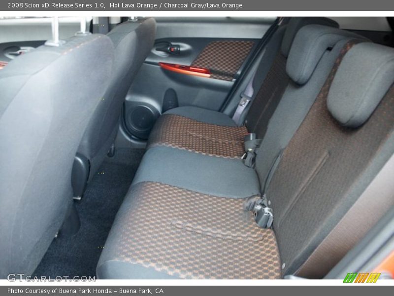 Rear Seat of 2008 xD Release Series 1.0