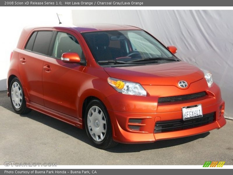 Hot Lava Orange / Charcoal Gray/Lava Orange 2008 Scion xD Release Series 1.0