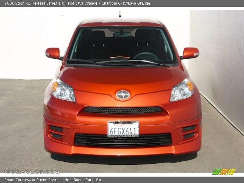 Hot Lava Orange / Charcoal Gray/Lava Orange 2008 Scion xD Release Series 1.0