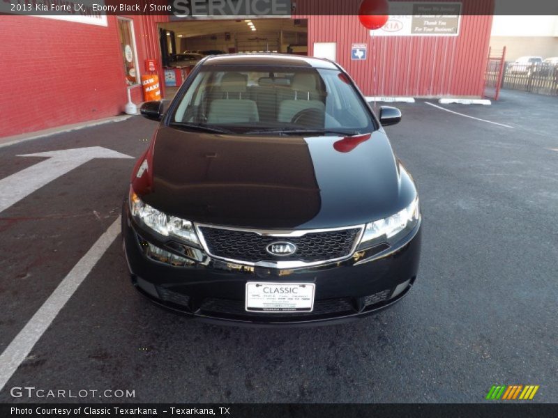 Ebony Black / Stone 2013 Kia Forte LX