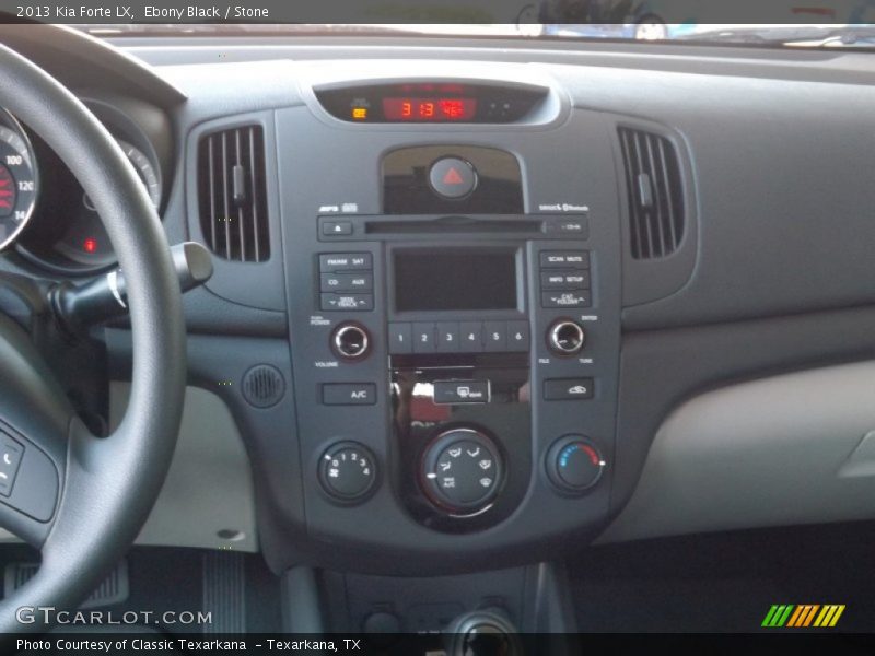 Ebony Black / Stone 2013 Kia Forte LX