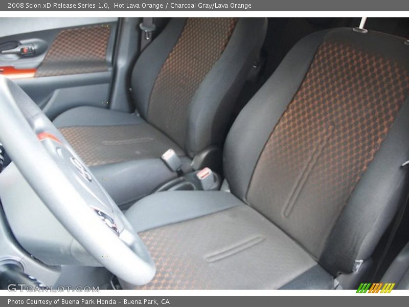 Hot Lava Orange / Charcoal Gray/Lava Orange 2008 Scion xD Release Series 1.0