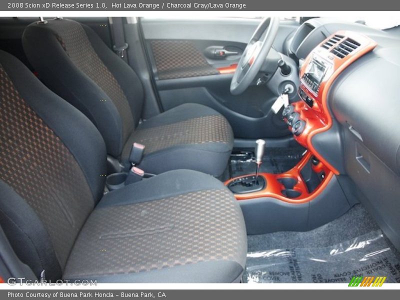 Hot Lava Orange / Charcoal Gray/Lava Orange 2008 Scion xD Release Series 1.0