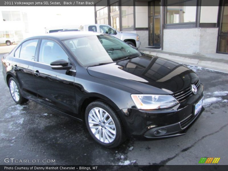 Black / Titan Black 2011 Volkswagen Jetta SEL Sedan