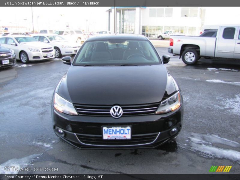 Black / Titan Black 2011 Volkswagen Jetta SEL Sedan