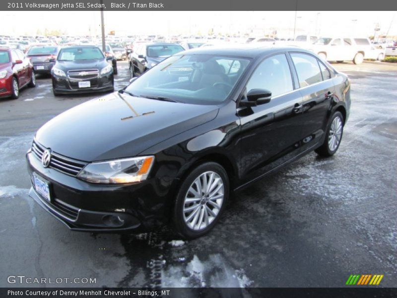 Black / Titan Black 2011 Volkswagen Jetta SEL Sedan