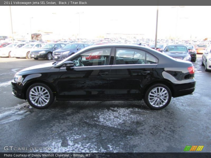 Black / Titan Black 2011 Volkswagen Jetta SEL Sedan