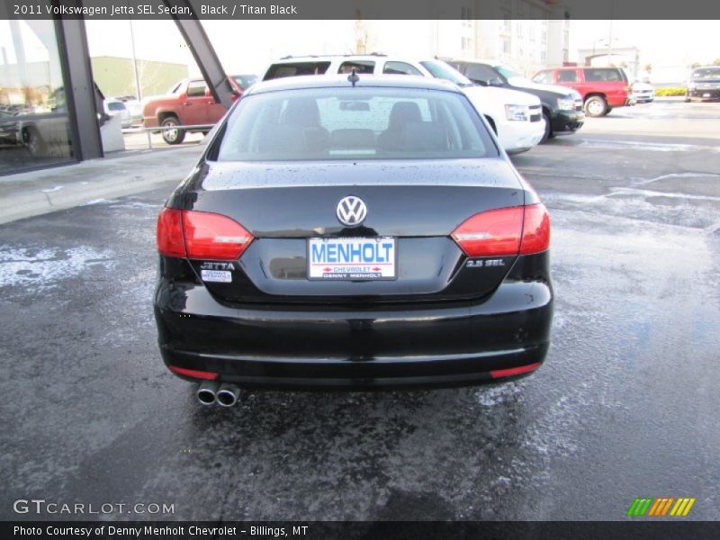 Black / Titan Black 2011 Volkswagen Jetta SEL Sedan