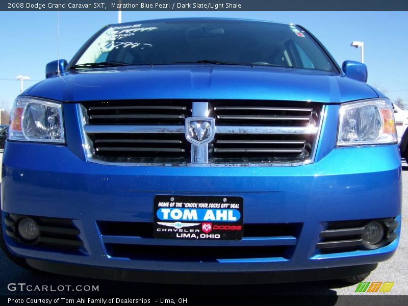 Marathon Blue Pearl / Dark Slate/Light Shale 2008 Dodge Grand Caravan SXT
