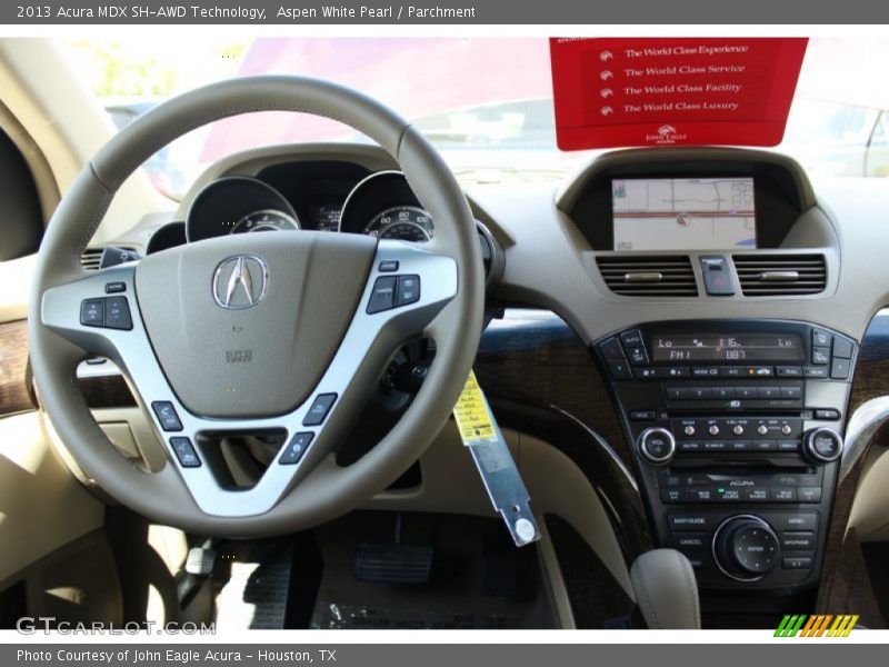 Aspen White Pearl / Parchment 2013 Acura MDX SH-AWD Technology