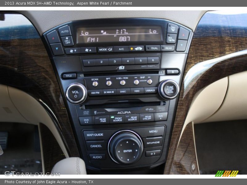 Aspen White Pearl / Parchment 2013 Acura MDX SH-AWD Technology