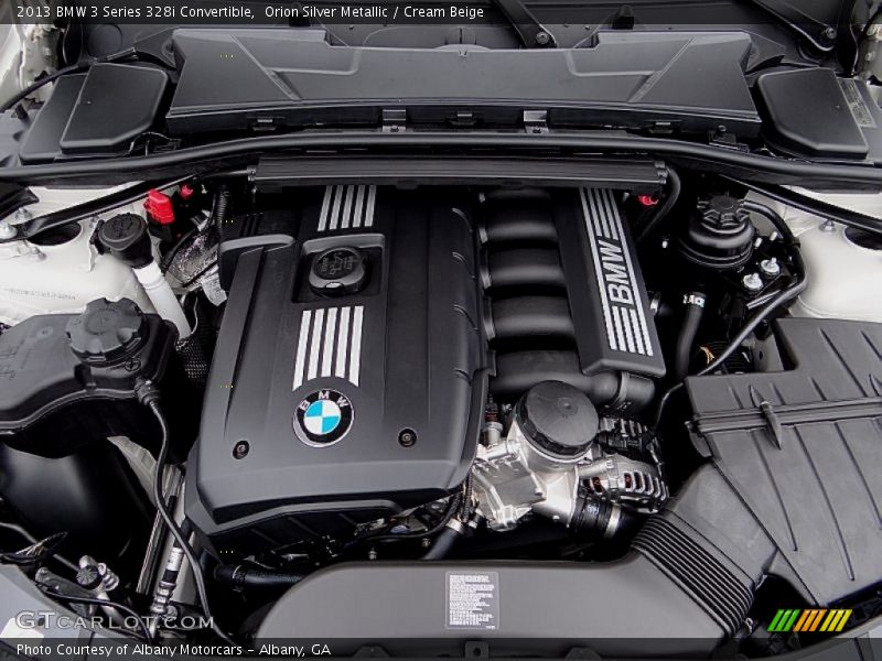 Orion Silver Metallic / Cream Beige 2013 BMW 3 Series 328i Convertible