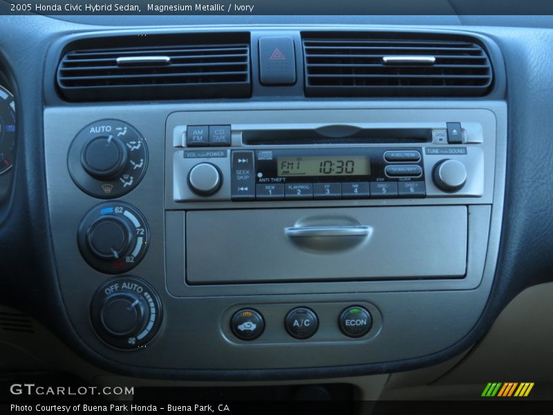 Magnesium Metallic / Ivory 2005 Honda Civic Hybrid Sedan