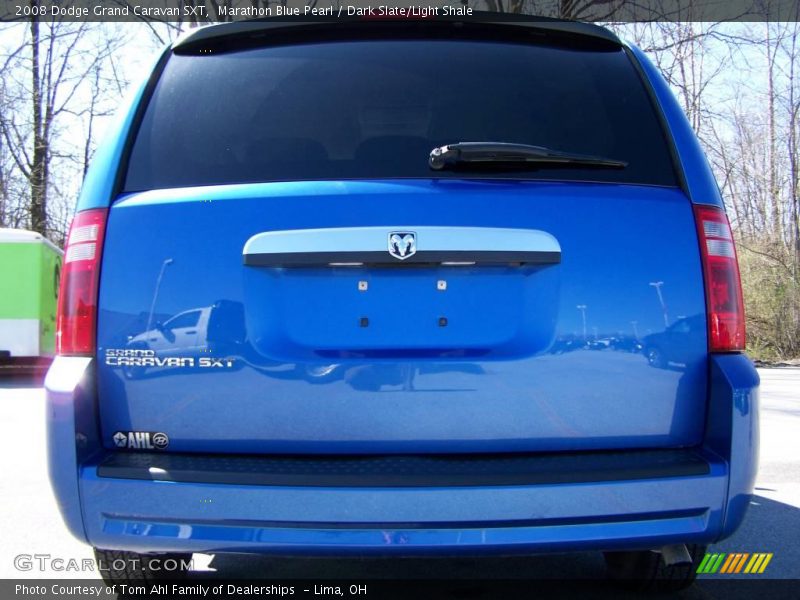 Marathon Blue Pearl / Dark Slate/Light Shale 2008 Dodge Grand Caravan SXT