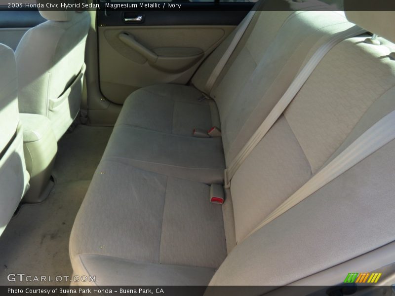 Magnesium Metallic / Ivory 2005 Honda Civic Hybrid Sedan