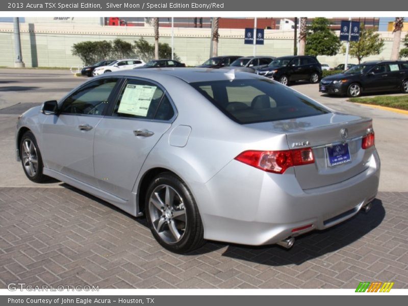 Silver Moon / Special Edition Ebony/Red 2013 Acura TSX Special Edition