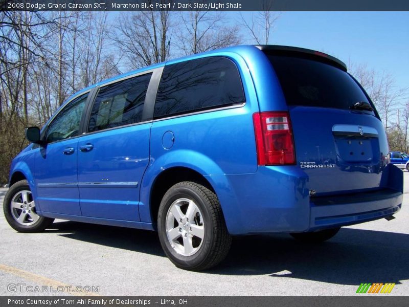 Marathon Blue Pearl / Dark Slate/Light Shale 2008 Dodge Grand Caravan SXT