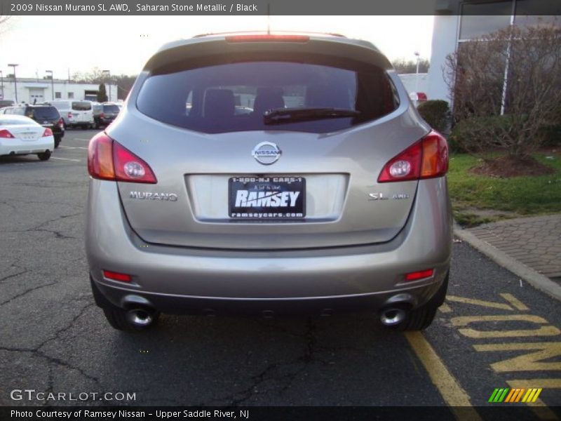 Saharan Stone Metallic / Black 2009 Nissan Murano SL AWD