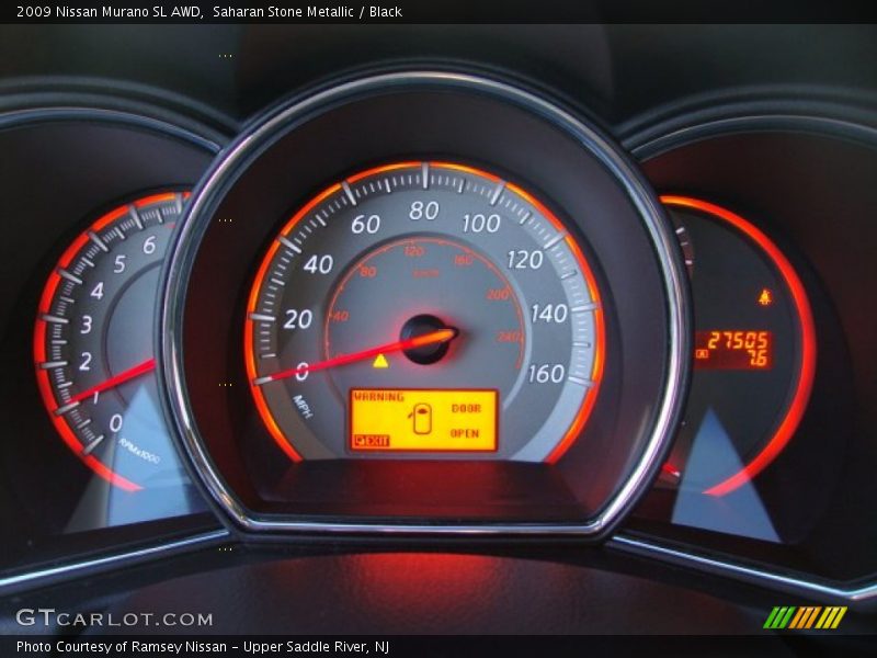 Saharan Stone Metallic / Black 2009 Nissan Murano SL AWD