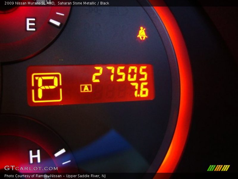 Saharan Stone Metallic / Black 2009 Nissan Murano SL AWD