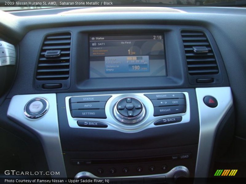 Saharan Stone Metallic / Black 2009 Nissan Murano SL AWD