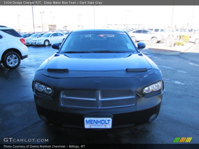 Deep Water Blue Pearl / Dark Slate Gray 2009 Dodge Charger R/T