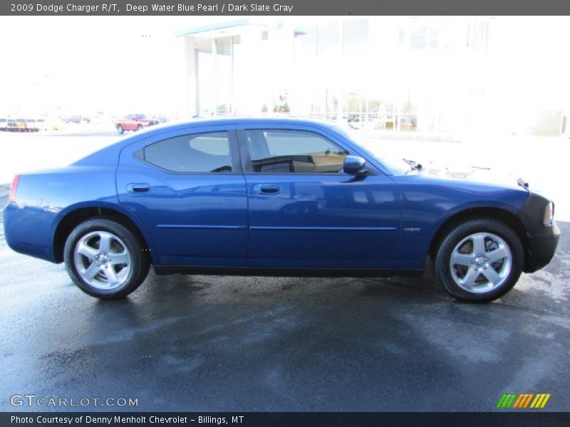 Deep Water Blue Pearl / Dark Slate Gray 2009 Dodge Charger R/T