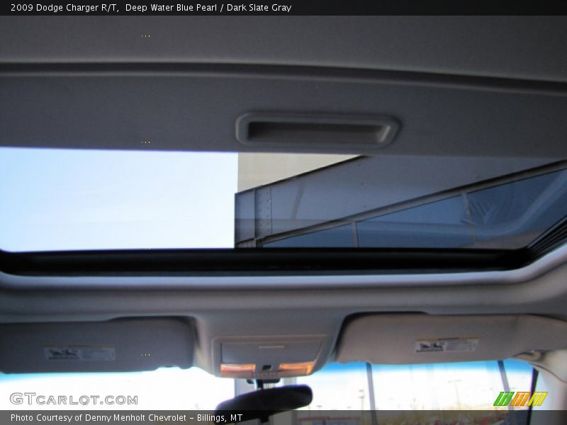 Deep Water Blue Pearl / Dark Slate Gray 2009 Dodge Charger R/T