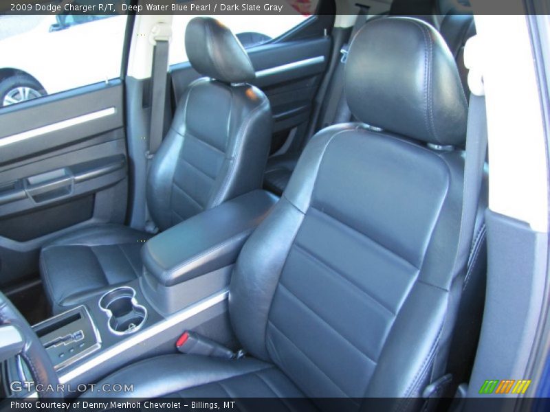 Deep Water Blue Pearl / Dark Slate Gray 2009 Dodge Charger R/T