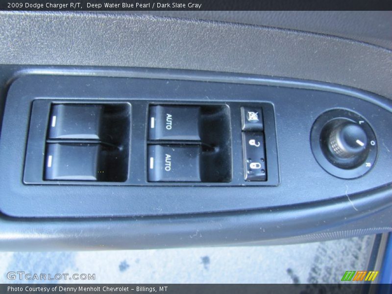 Deep Water Blue Pearl / Dark Slate Gray 2009 Dodge Charger R/T