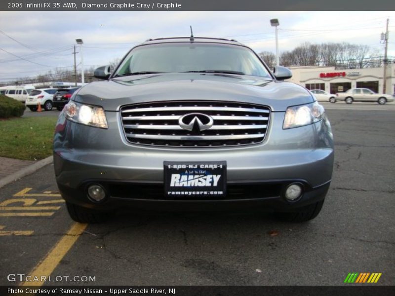 Diamond Graphite Gray / Graphite 2005 Infiniti FX 35 AWD