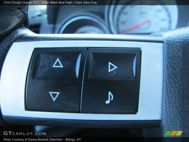 Deep Water Blue Pearl / Dark Slate Gray 2009 Dodge Charger R/T