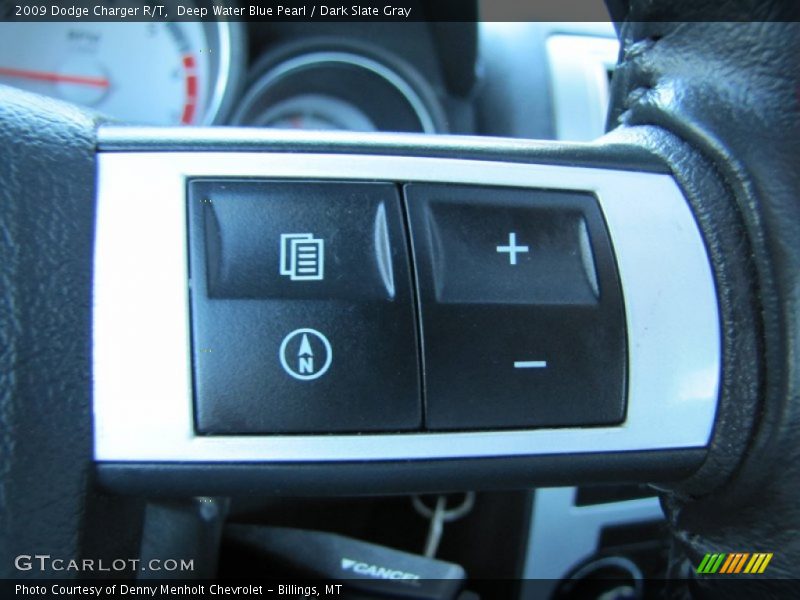 Deep Water Blue Pearl / Dark Slate Gray 2009 Dodge Charger R/T