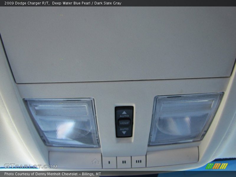 Deep Water Blue Pearl / Dark Slate Gray 2009 Dodge Charger R/T