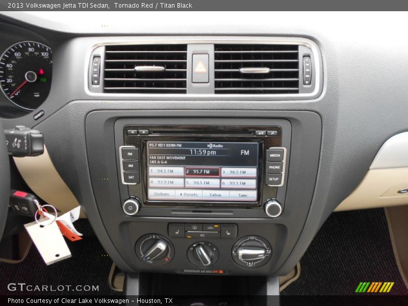 Tornado Red / Titan Black 2013 Volkswagen Jetta TDI Sedan