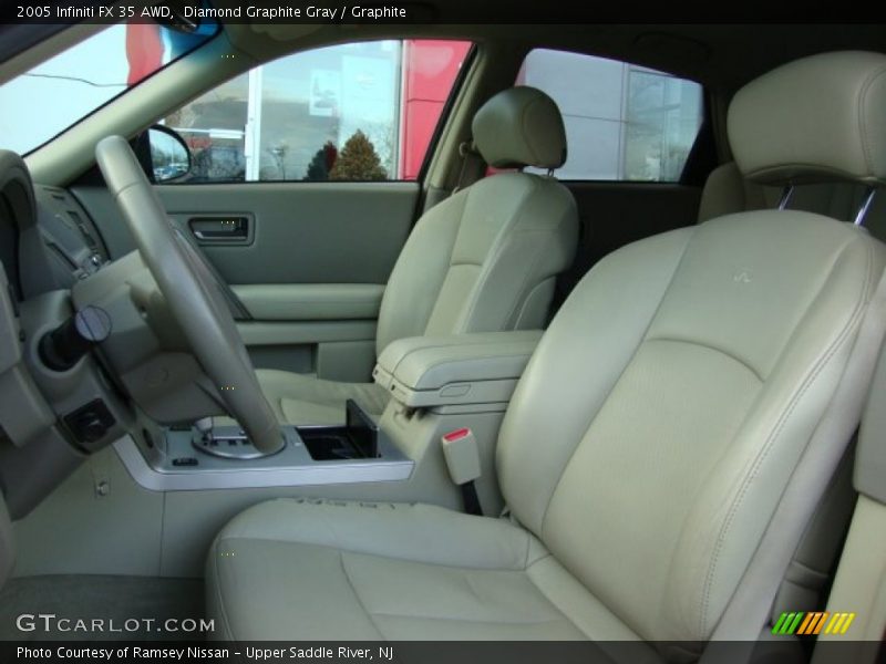Diamond Graphite Gray / Graphite 2005 Infiniti FX 35 AWD