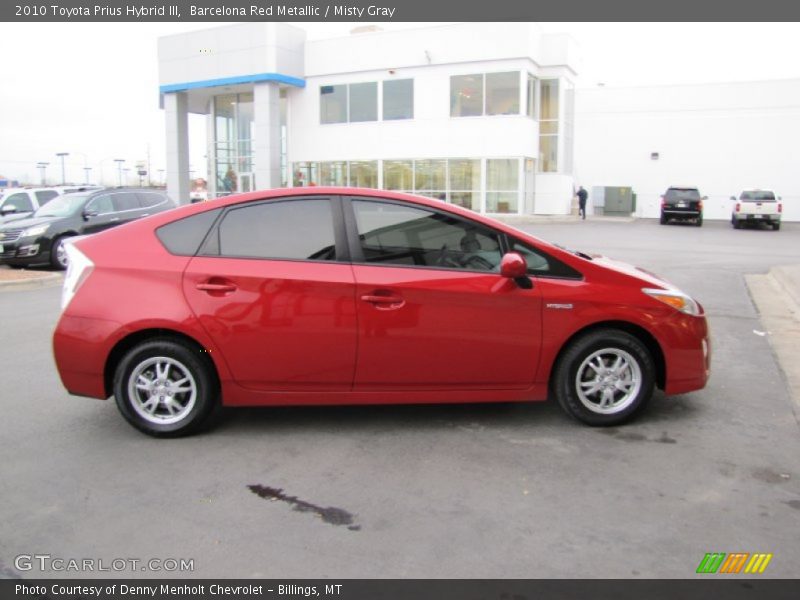 Barcelona Red Metallic / Misty Gray 2010 Toyota Prius Hybrid III