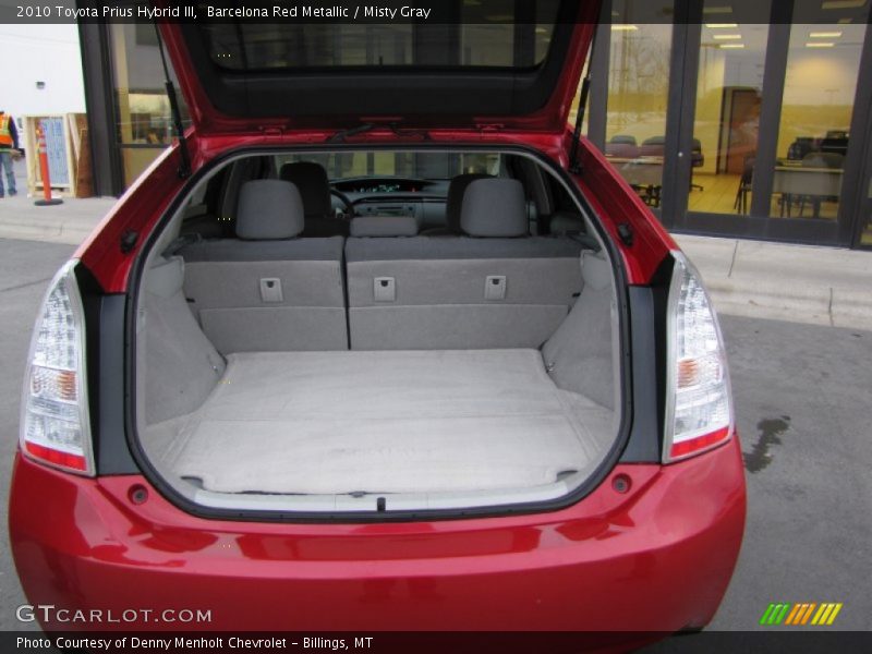 Barcelona Red Metallic / Misty Gray 2010 Toyota Prius Hybrid III