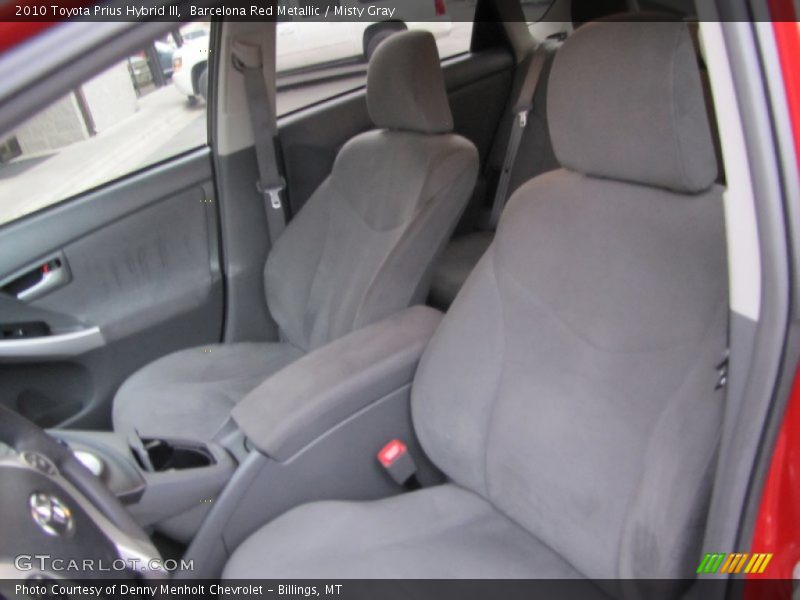 Barcelona Red Metallic / Misty Gray 2010 Toyota Prius Hybrid III