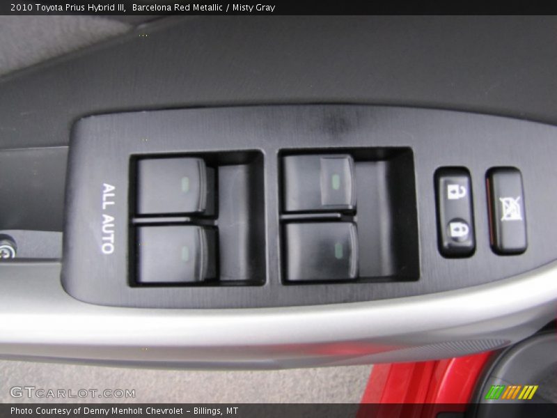 Barcelona Red Metallic / Misty Gray 2010 Toyota Prius Hybrid III