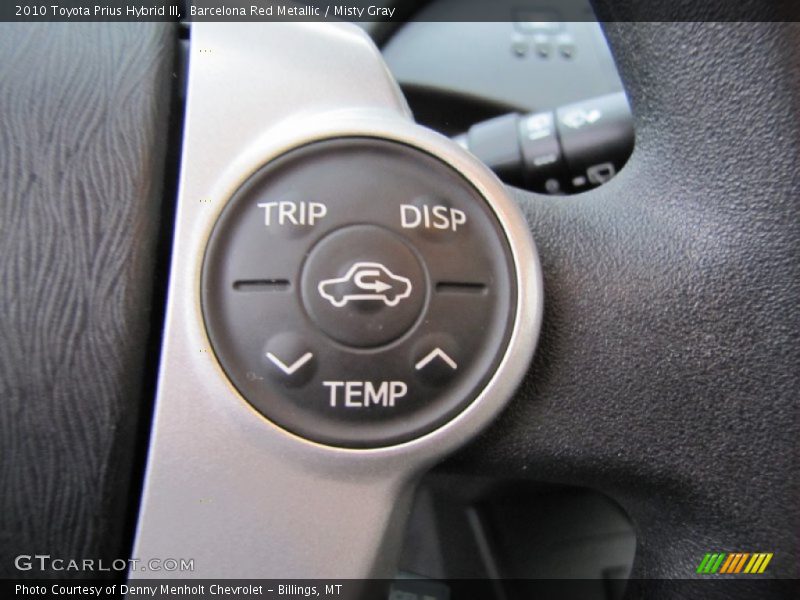 Barcelona Red Metallic / Misty Gray 2010 Toyota Prius Hybrid III