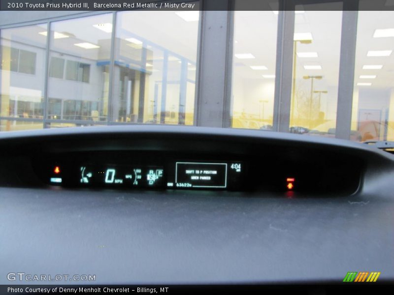 Barcelona Red Metallic / Misty Gray 2010 Toyota Prius Hybrid III