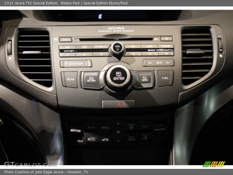 Audio System of 2013 TSX Special Edition